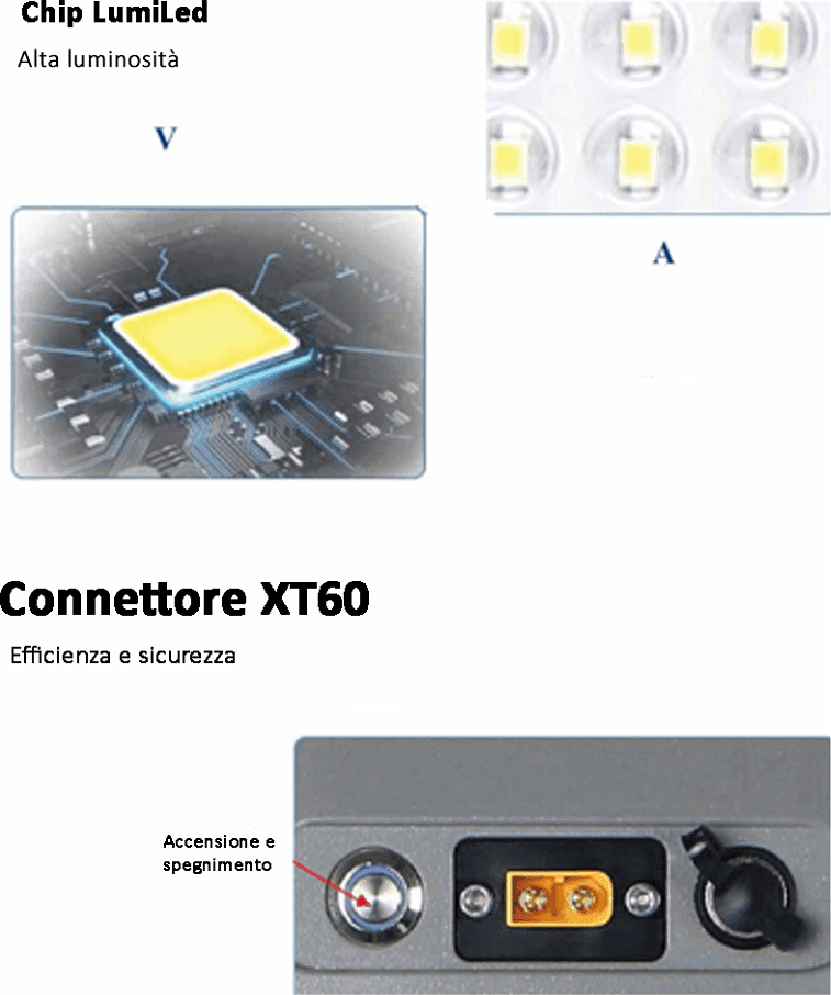 FARO LED SOLARE 60W CREPUSCOLARE PANNELLO ENERGIA SOLARE TELECOMANDO IP65 SL-60W - 17