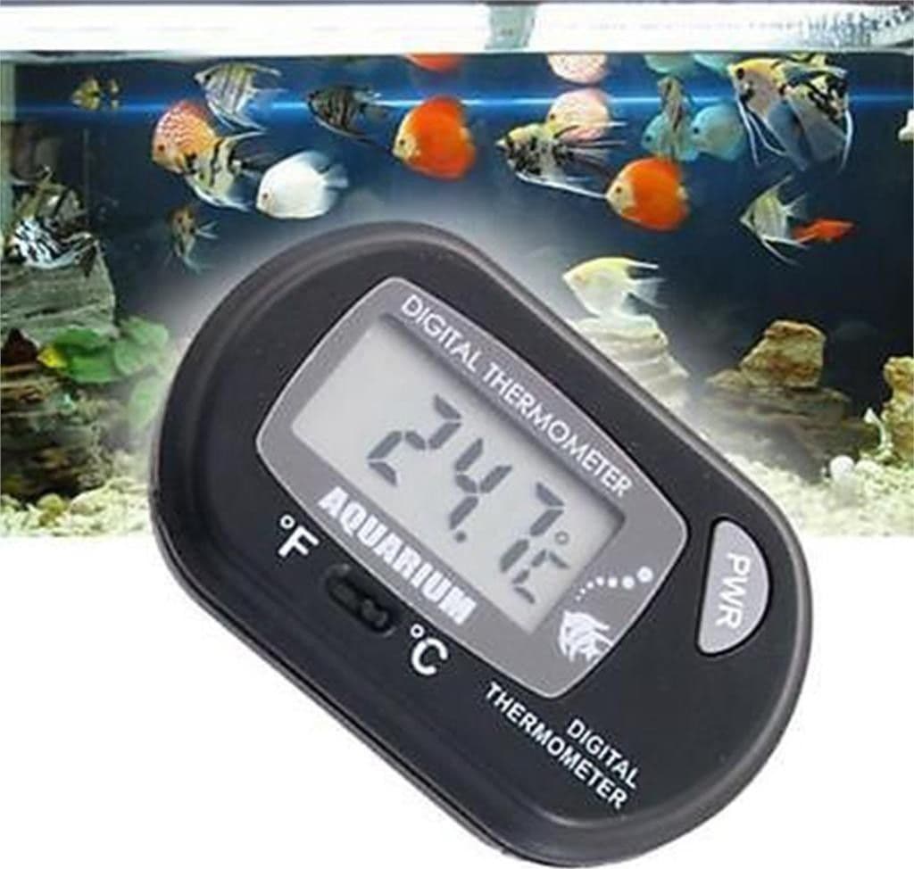 TERMOMETRO DIGITALE A VENTOSA SONDA DISPALY LCD -50 A 70° PER ACQUARIO PESCI - 7