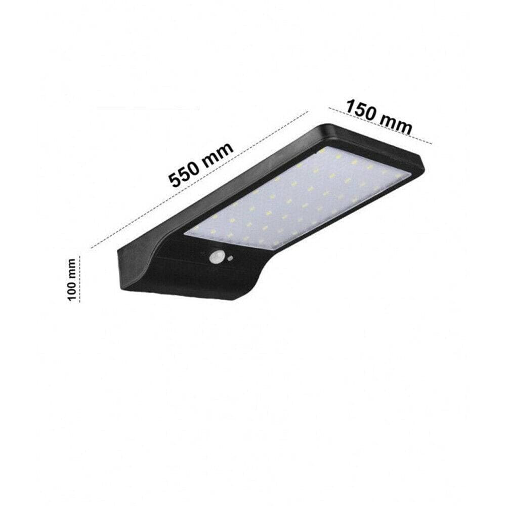 FARETTO LED 10 W CON PANNELLO SOLARE SENSORE MOVIMENTO FARO TELECOMANDO SO-E10W - 2