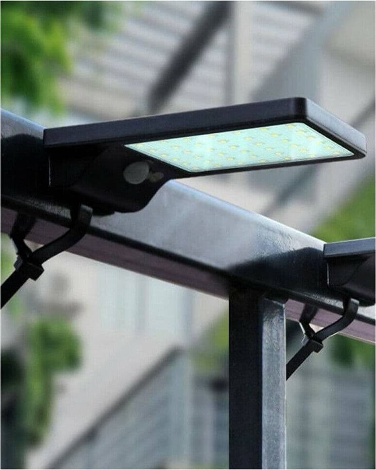 FARETTO LED 10 W CON PANNELLO SOLARE SENSORE MOVIMENTO FARO TELECOMANDO SO-E10W - 3