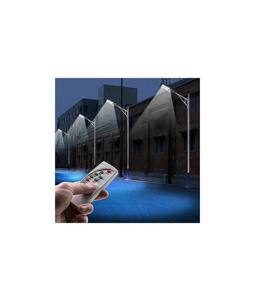 LAMPIONE SOLARE FARO LED 40W LUCE FREDDA 6500K PANNELLO INTEGRATO IP65 SO-40W-SS - 3