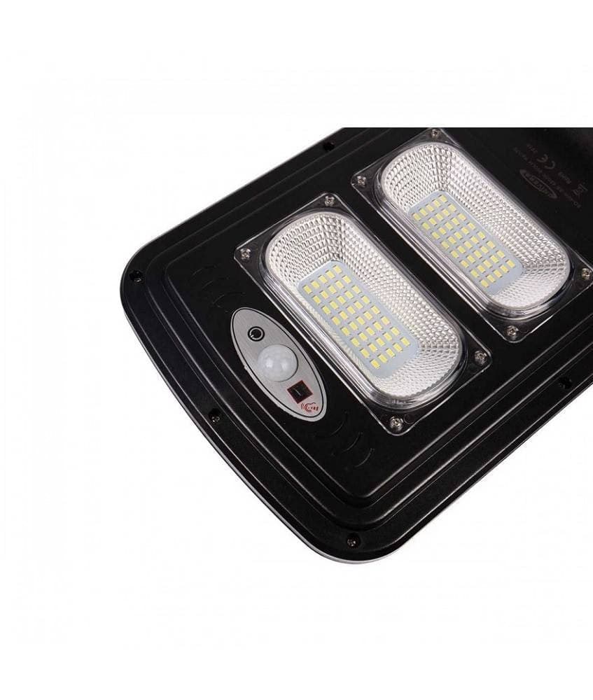 LAMPIONE SOLARE FARO LED 40W LUCE FREDDA 6500K PANNELLO INTEGRATO IP65 SO-40W-SS - 4