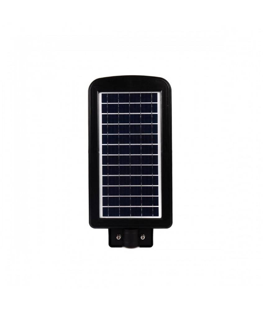 LAMPIONE SOLARE FARO LED 40W LUCE FREDDA 6500K PANNELLO INTEGRATO IP65 SO-40W-SS - 5