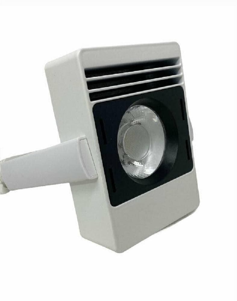 FARO PROIETTORE LED COB X BINARIO 30W LUCE 6500K 4000K 3000K ORIENTABILE F30W-5A - 4