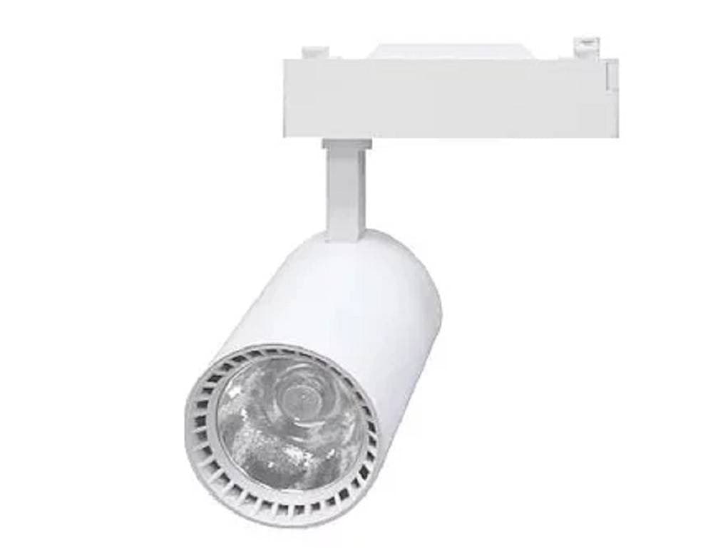 FARETTO LED COB CON BINARIO 30W LAMPADA PISTA LUCE NATURALE FREDDA CALDA F30W-9A - 3