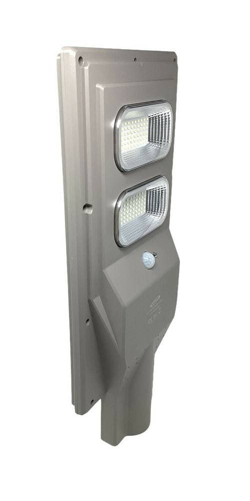 FARO STRADALE LED SOLARE 100 W LUCE 6500K LAMPIONE SENSORE MOVIMENTO SL-100W-SS - 5