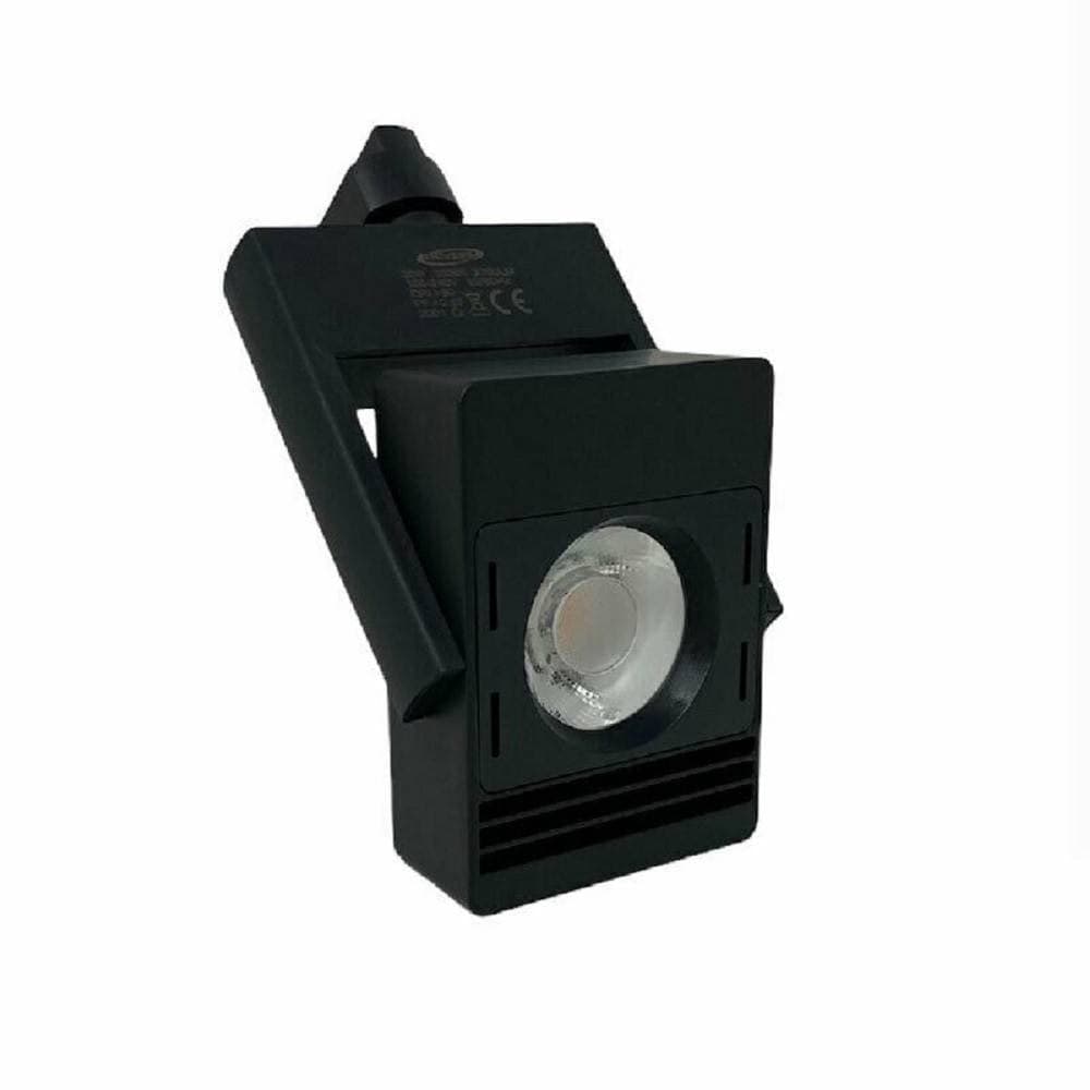 FARO PROIETTORE LED COB X BINARIO 30W LUCE 6500K 3000K 4000K ORIENTABILE F30W-5H - 6