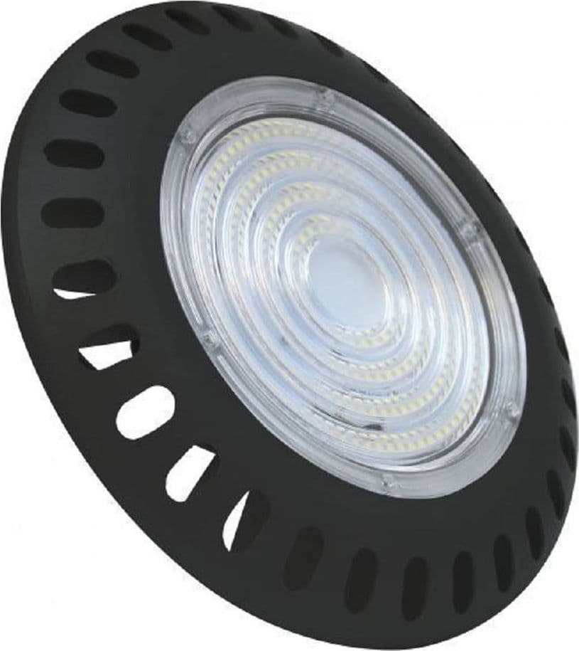 LAMPADA LED INDUSTRIALE A DISCO UFO CATENA 100W CAPANNONE LUCE 6500K F100W-NF9 - 2