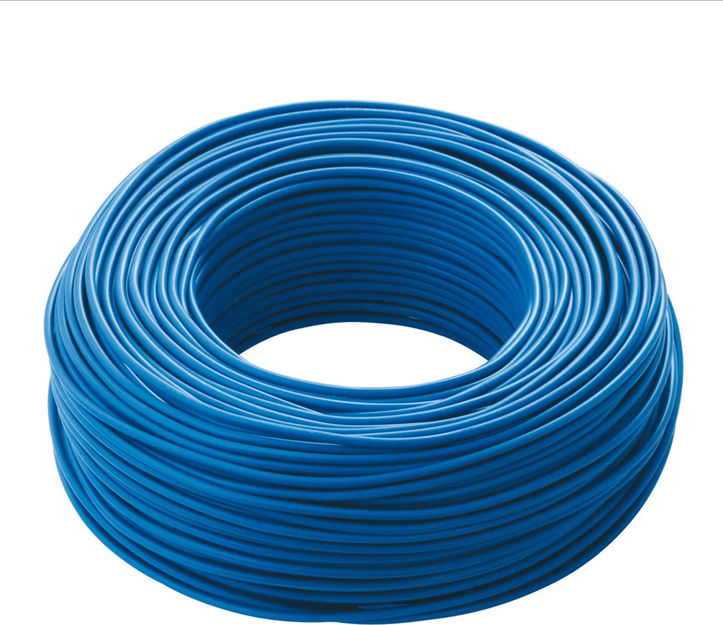 CAVO BLU 100 MT ISOLATO UNIPOLARE 1 X 1,5 M2 ANTIFIAMMA MATERIALE ELETTRICO
