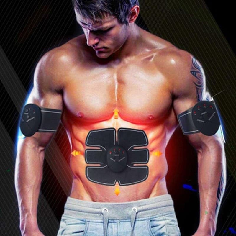 ELETTROSTIMOLATORE EMS TRAINER STIMOLA ADDOMINALI BRACCIA GAMBE GLUTEI PALESTRA - 3