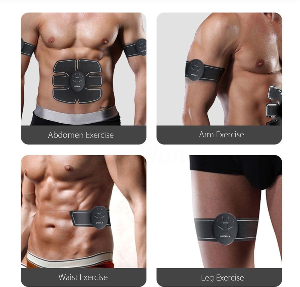 ELETTROSTIMOLATORE EMS TRAINER STIMOLA ADDOMINALI BRACCIA GAMBE GLUTEI PALESTRA - 6