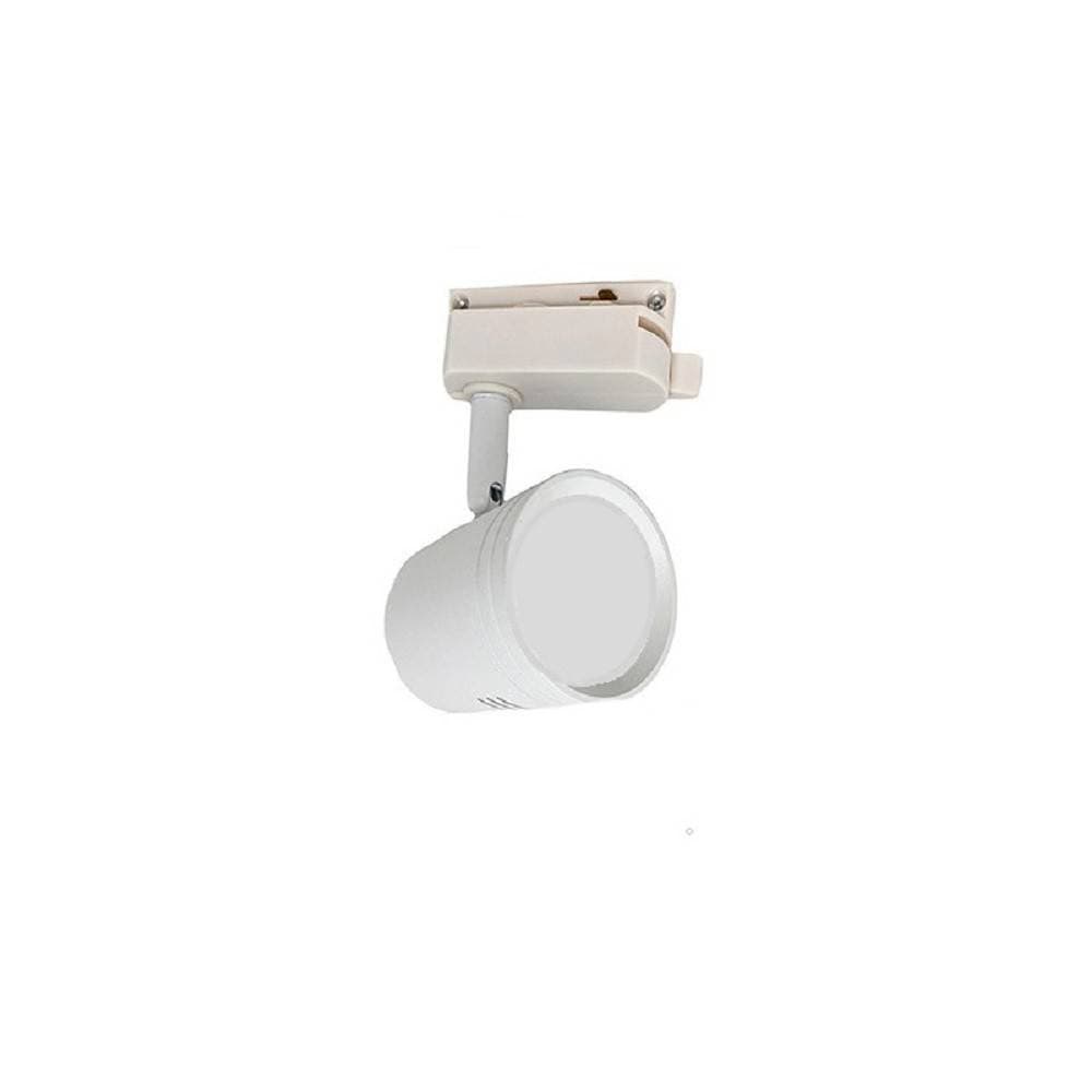 PORTA FARETTO GU10 PER BINARIO FARO PROIETTORE PER SOFFITTO ORIENTABILE P26-GU10 - 7