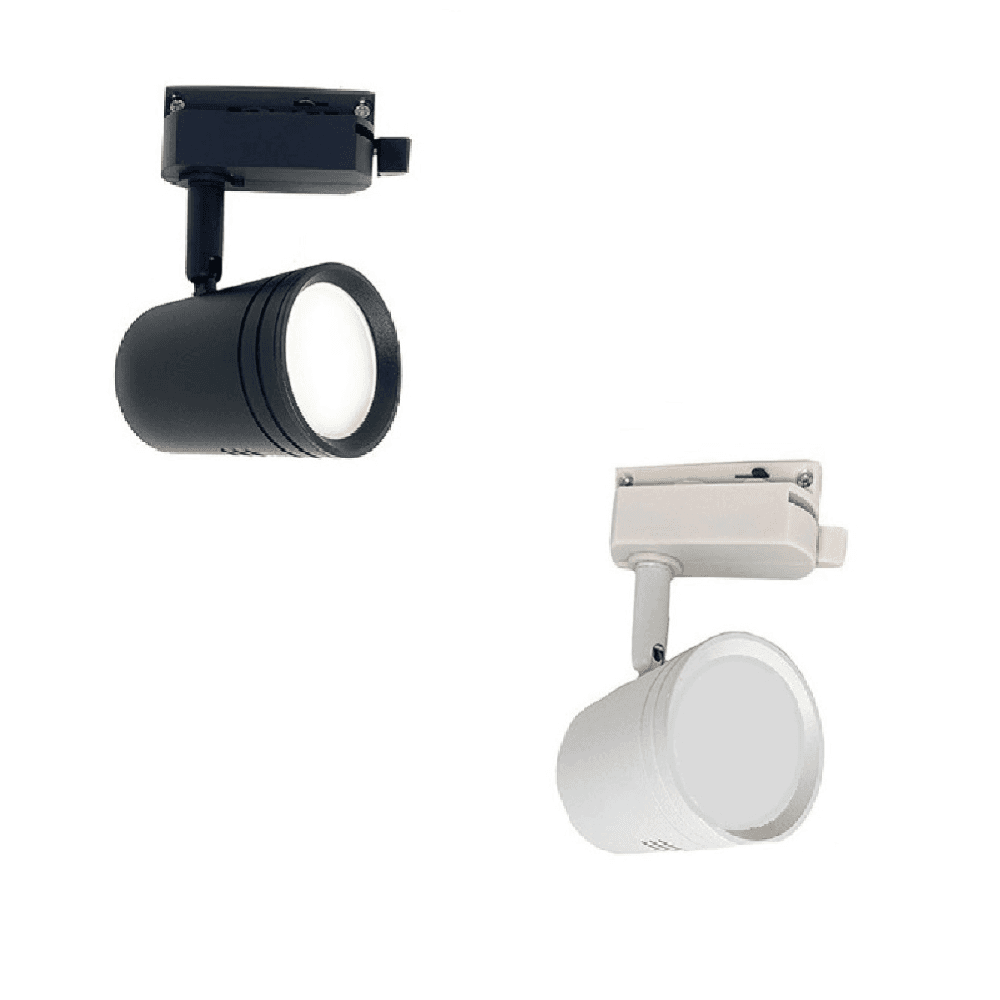 PORTA FARETTO GU10 PER BINARIO FARO PROIETTORE PER SOFFITTO ORIENTABILE P26-GU10 - 1