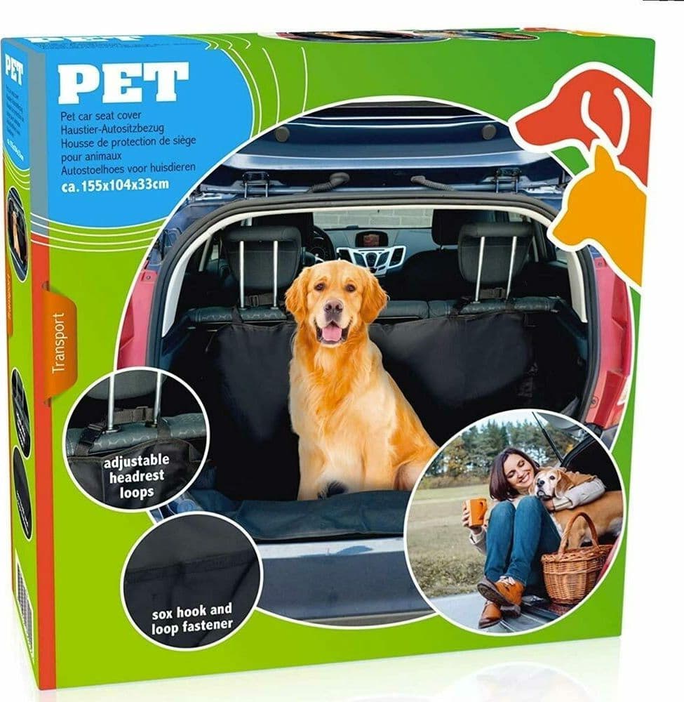 TELO PROTEZIONE BAGAGLIAIO AUTO PER CANE GATTO COPERTURA PORTABAGAGLI 155X104CM - 2