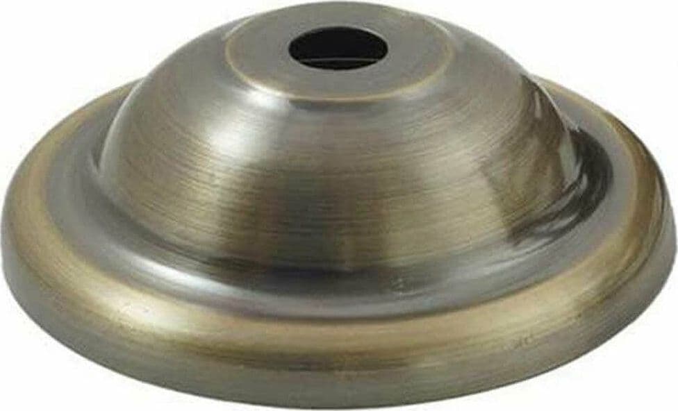 PORTALAMPADA VINTAGE STILE RETRO' SOSPENSIONE PENDENTE E27 BRONZO OTTONE E27-02 - 4