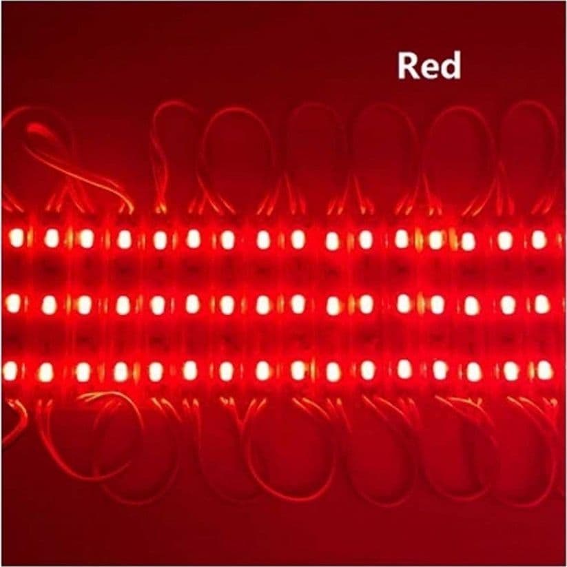 MODULO LED 12V 20 STRISCE 3LED SMD 5730 PER INSEGNE VARI COLORI LUCE IP65 5730-C - 8