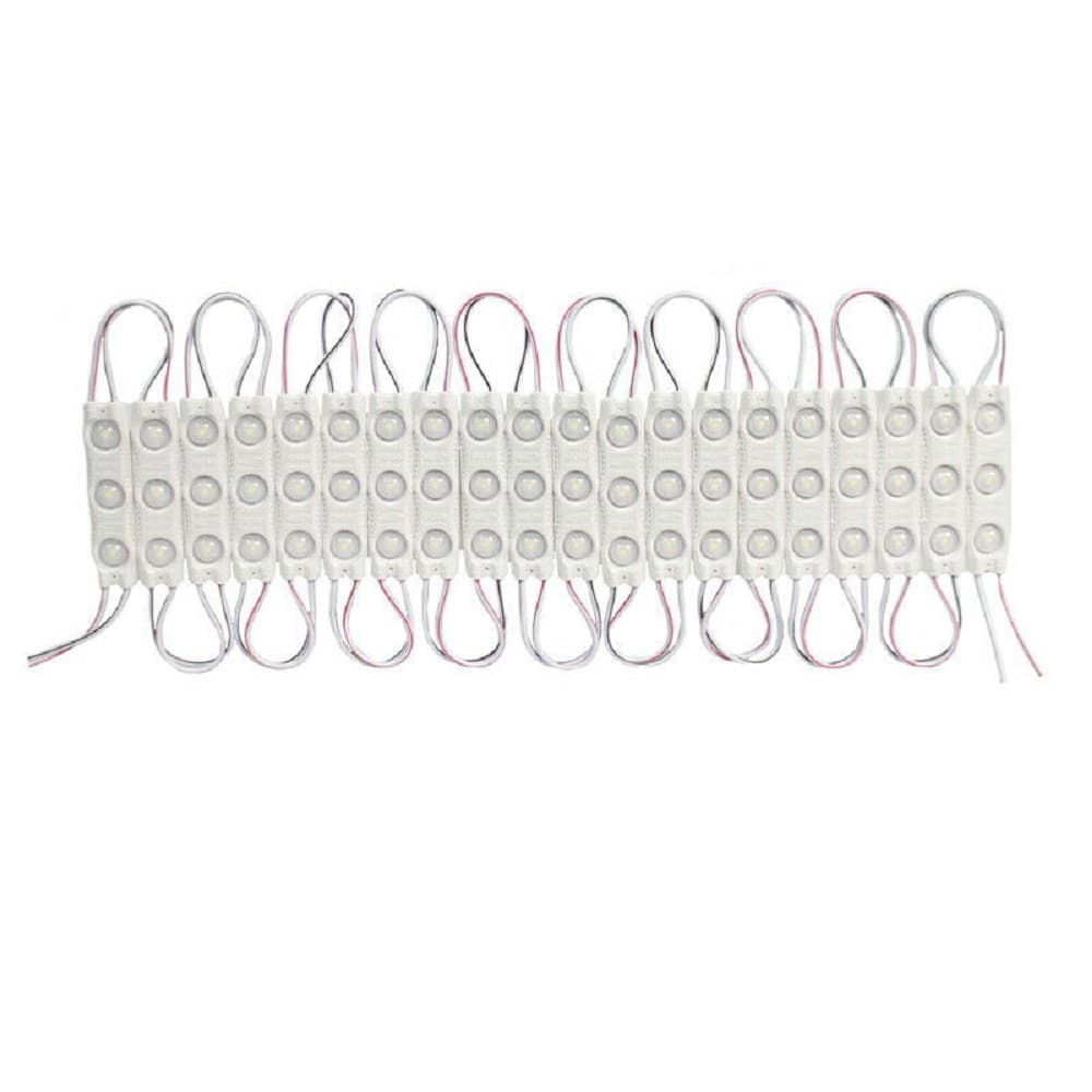 MODULO LED 12V 2835 20 STRISCE 3 LED INSEGNE TABELLE VARI COLORI LUCE 2835-12V-3 - 6