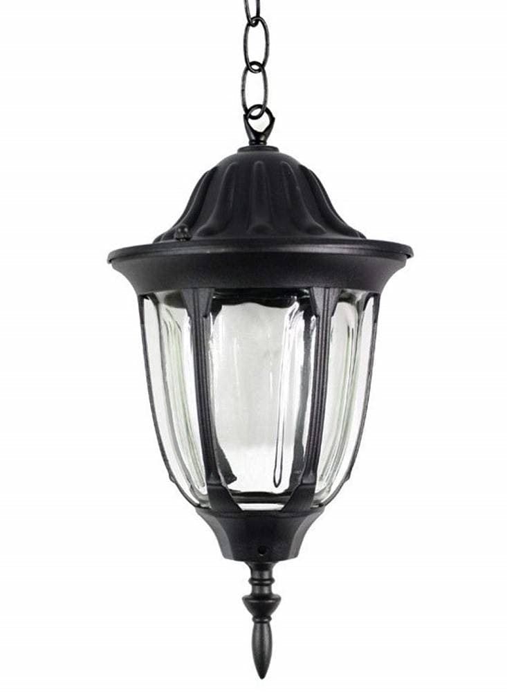 LANTERNA SOSPESA DA SOFFITTO LAMPADA GIARDINO RETRÒ PER ESTERNO CON CATENA - 6