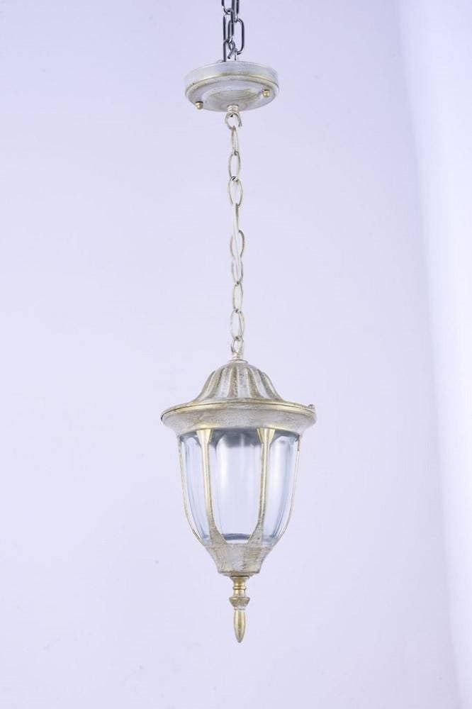 LANTERNA SOSPESA DA SOFFITTO LAMPADA GIARDINO RETRÒ PER ESTERNO CON CATENA - 9