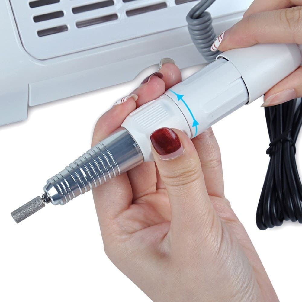 SALON EXPERT 3 IN 1 NAIL MACHINE FRESA LAMPADA AERATORE PROFESSIONALE NAIL ART - 6