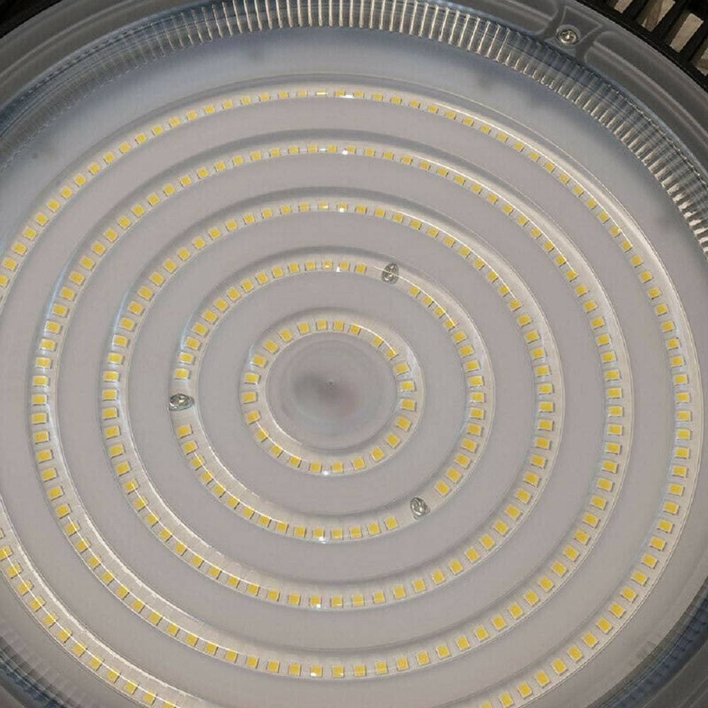 FARO LED INDUSTRIALE LAMPADA A UFO A SOSPENSIONE 200W LUCE FREDDA 6500K UFO-200W - 6