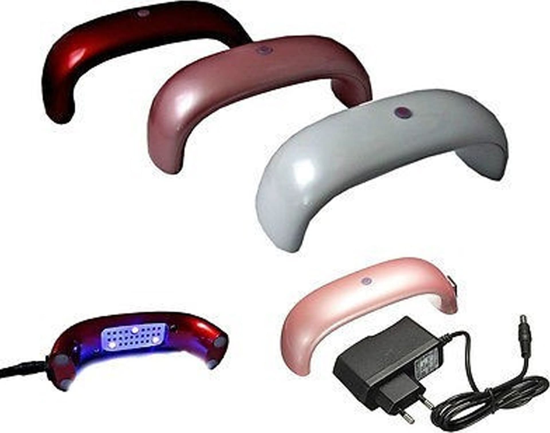 MINI LAMPADA FORNETTO UV 3 LED 6W PER MANI E PIEDI NAIL ART RICOSTRUZIONE UNGHIE - 2