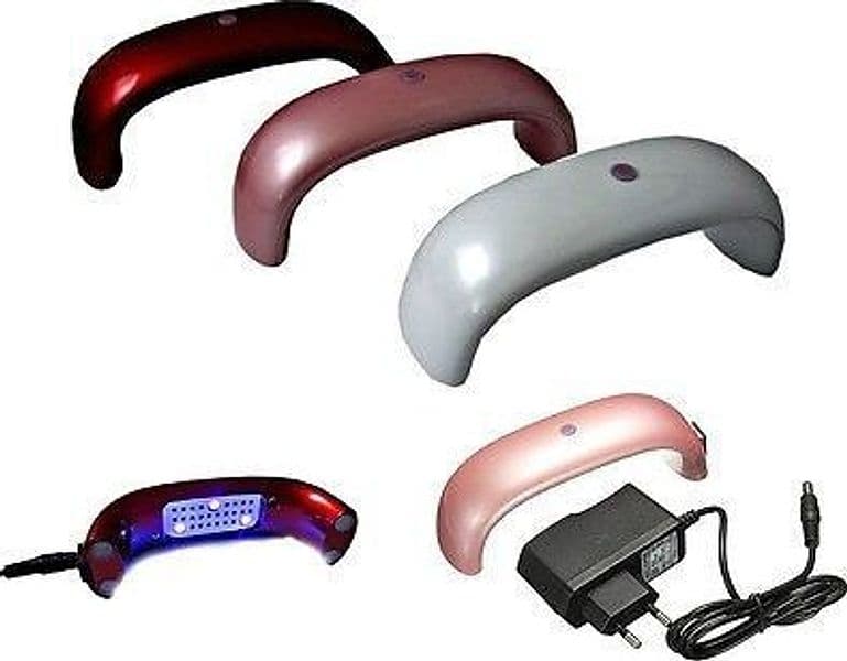 MINI LAMPADA FORNETTO UV 3 LED 6W PER MANI E PIEDI NAIL ART RICOSTRUZIONE UNGHIE - 3