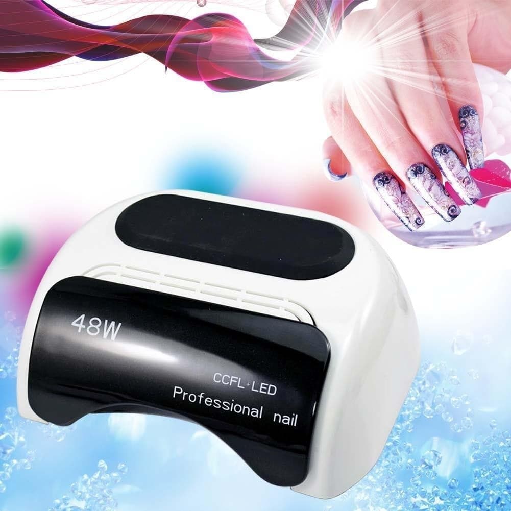 LAMPADA LED CCFL LED UV 48W RICOSTRUZIONE UNGHIE NAIL ART TIMER 48W FORNETTO - 3