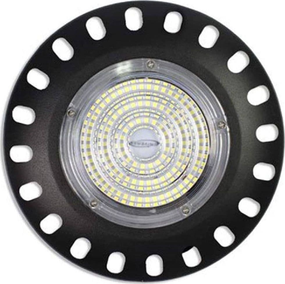 LAMPADA LED INDUSTRIALE FORMA UFO CATENA 50 WATT CAPANNONE LUCE 6500K F50W-NF9 - 2