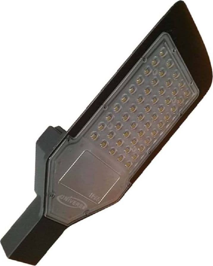 LAMPADA STRADALE LED LAMPIONE 100W IP65 NERO STAFFA LUCE FREDDA 6500K F100W-NF8 - 5