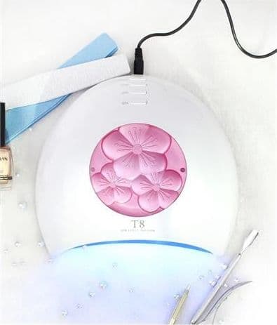 LAMPADA UV LED 65W FORNETTO RICOSTRUZIONE COLATA GEL UNGHIE TIMER SENSORE T8 - 2