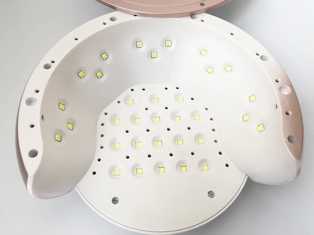 FORNETTO LED UV 48W 33 LED PER RICOSTRUZIONE COLATA GEL UNGHIE UNGHIA NAIL S3 - 4