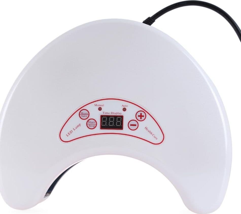 LAMPADA FORNETTO LED 108 LED NAIL ART 12W MEZZA LUNA RICOSTRUZIONE UNGHIE - 4