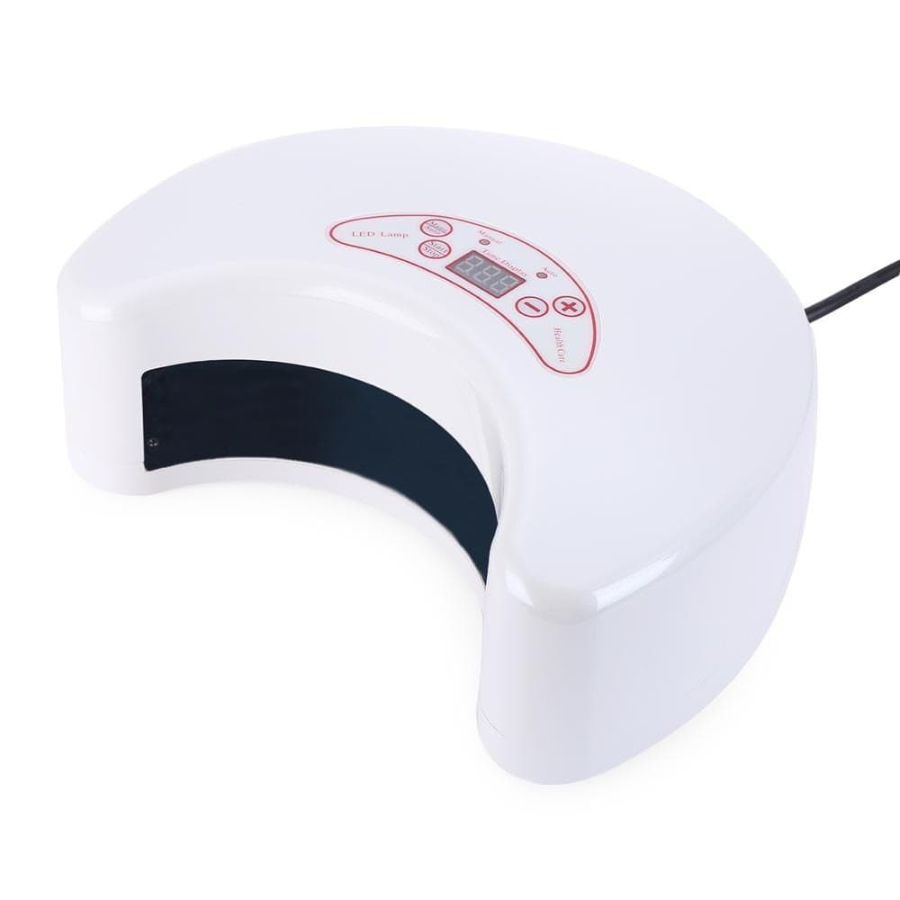 LAMPADA FORNETTO LED 108 LED NAIL ART 12W MEZZA LUNA RICOSTRUZIONE UNGHIE - 5