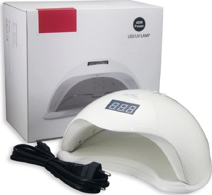 FORNETTO LED UV 48W 24 LED PER RICOSTRUZIONE COLATA GEL UNGHIE UNGHIA NAIL - 7
