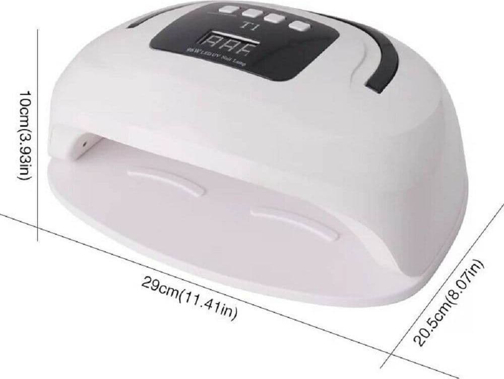 LAMPADA UV A LED FORNETTO PER UNGHIE PROFESSIONALE SMALTO GEL SEMIPERMANENTE 96W - 5
