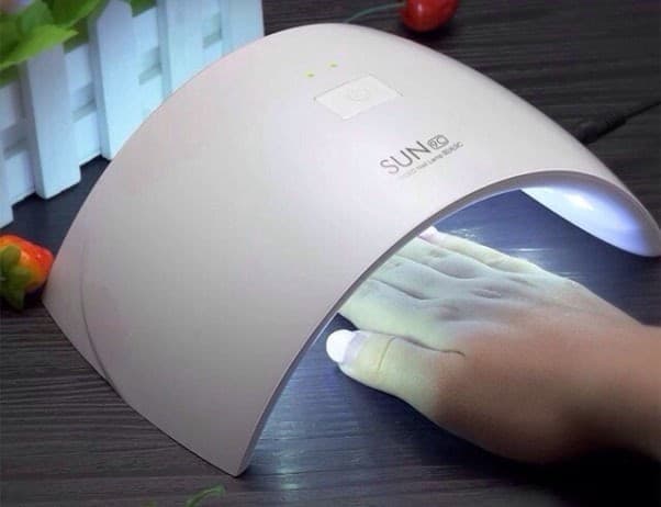 LAMPADA UV PER RICOSTRUZIONE UNGHIE 15 LED MANI PIEDI NAIL ART CON TIMER 24W - 4