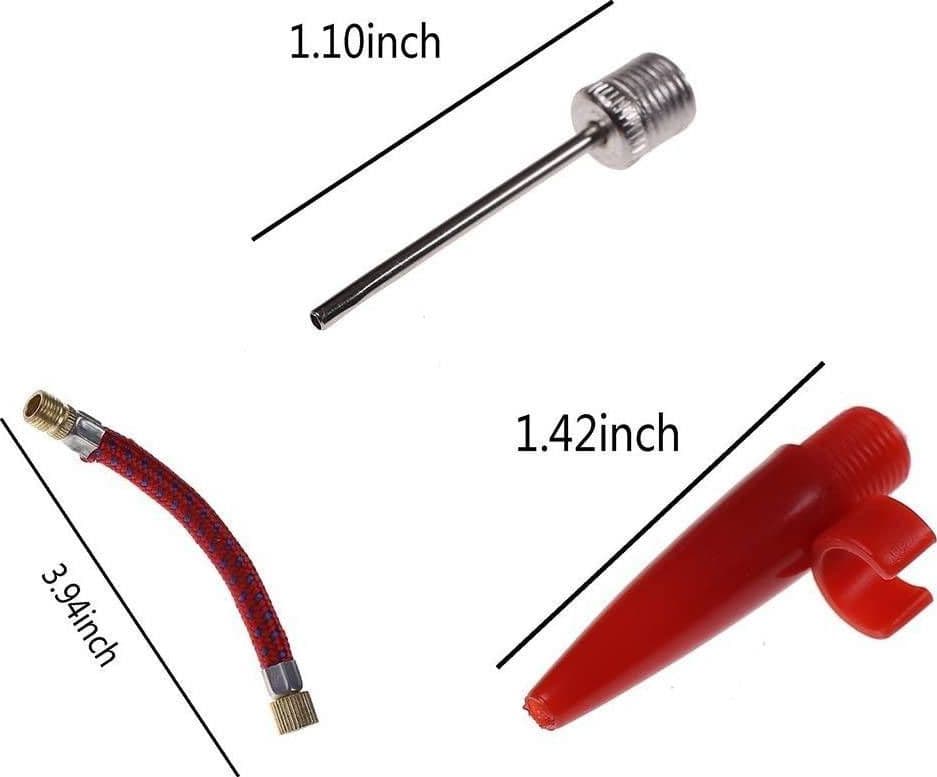 KIT AGHI AGO PER POMPA GONFIAGGIO COMPRESSORE ADATTATORE AGO PER VALVOLA PALLONI - 5