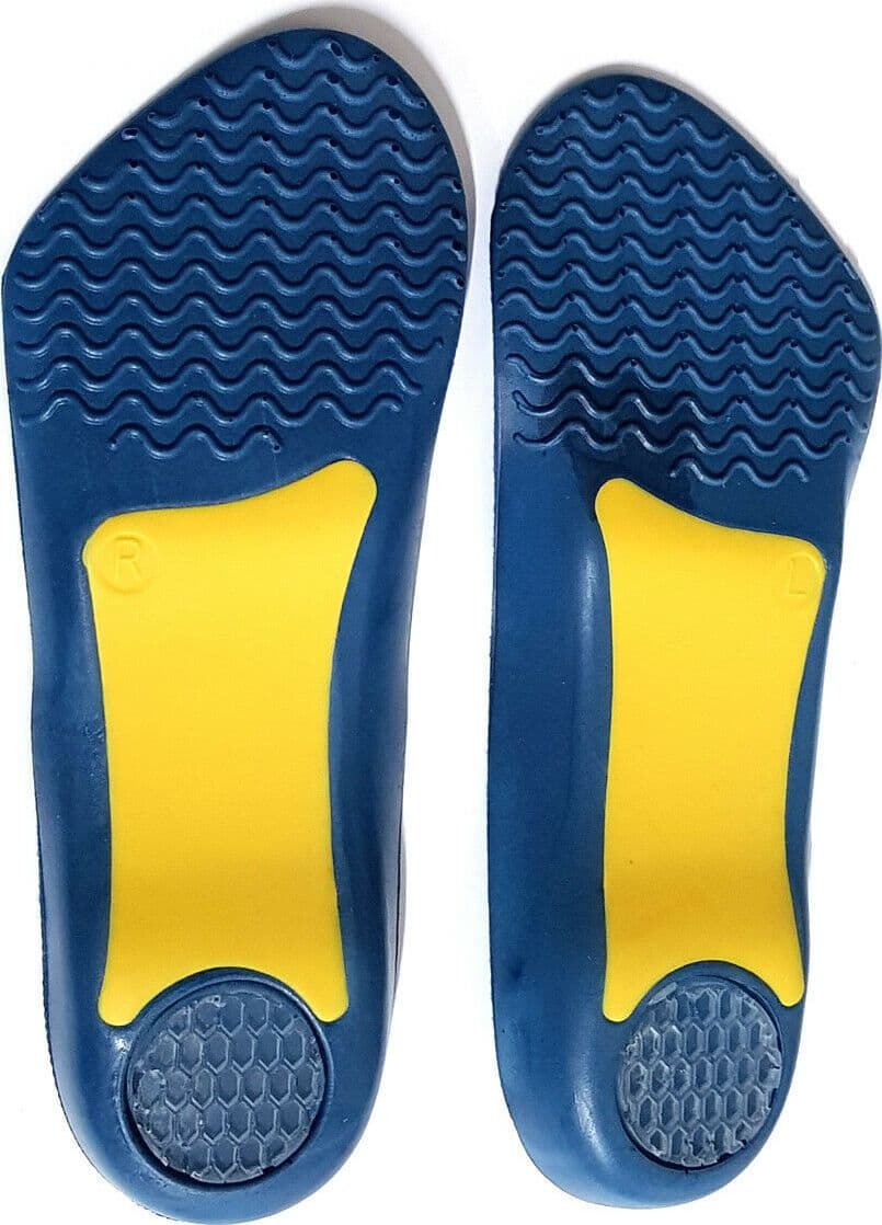 2 SOLETTE GEL PLANTARE ANTIBATTERICO SUPPORTO SCARPE UOMO DONNA TAGLIA 40 - 46 - 3