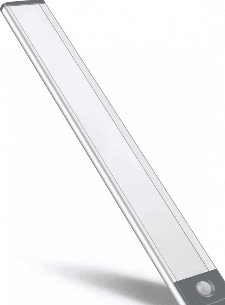 LAMPADA LED RICARICABILE ARMADIO 3W USB SENSORE MOVIMENTO CREPUSCOLARE - 14