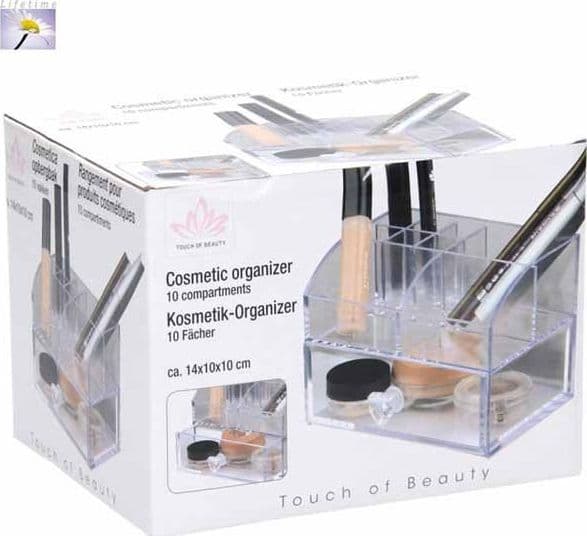 Organizer Organizzatore Cosmetici Scatola Ordinamento Trucchi in Acrilico - 2