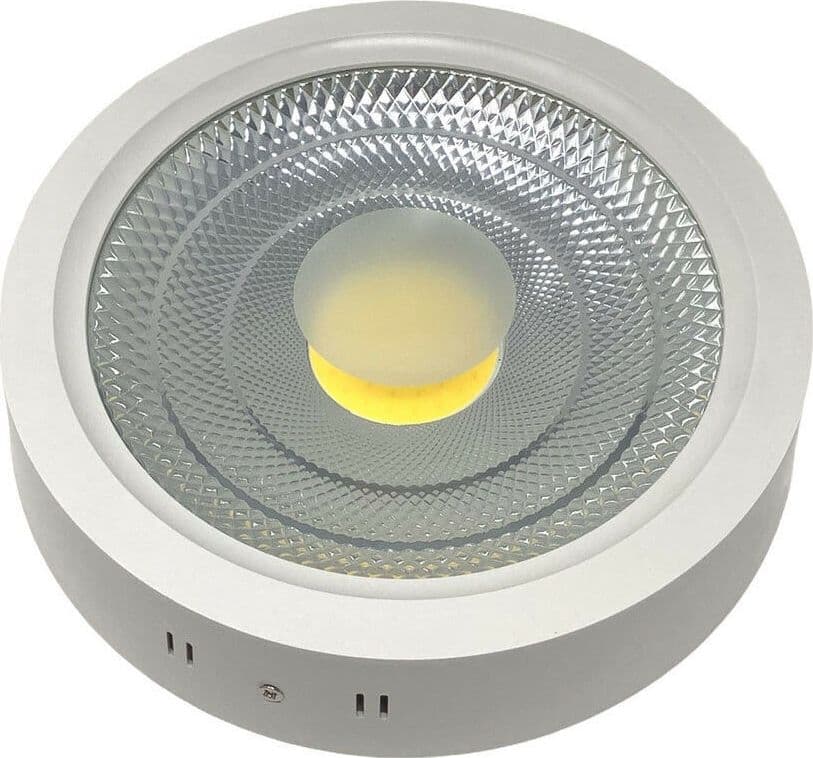 PLAFONIERA LED COB 25 WATT MONTAGGIO A SOFFITTO LUCE CALDA FREDDA NATURALE - 2