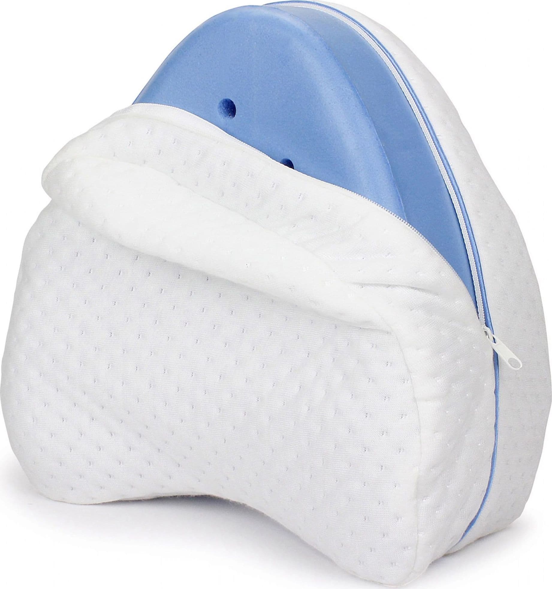CUSCINO TRA LE GAMBE MEMORY FOAM SUPPORTO ORTOPEDICO GINOCCHIA SCHIENA LAVABILE - 2