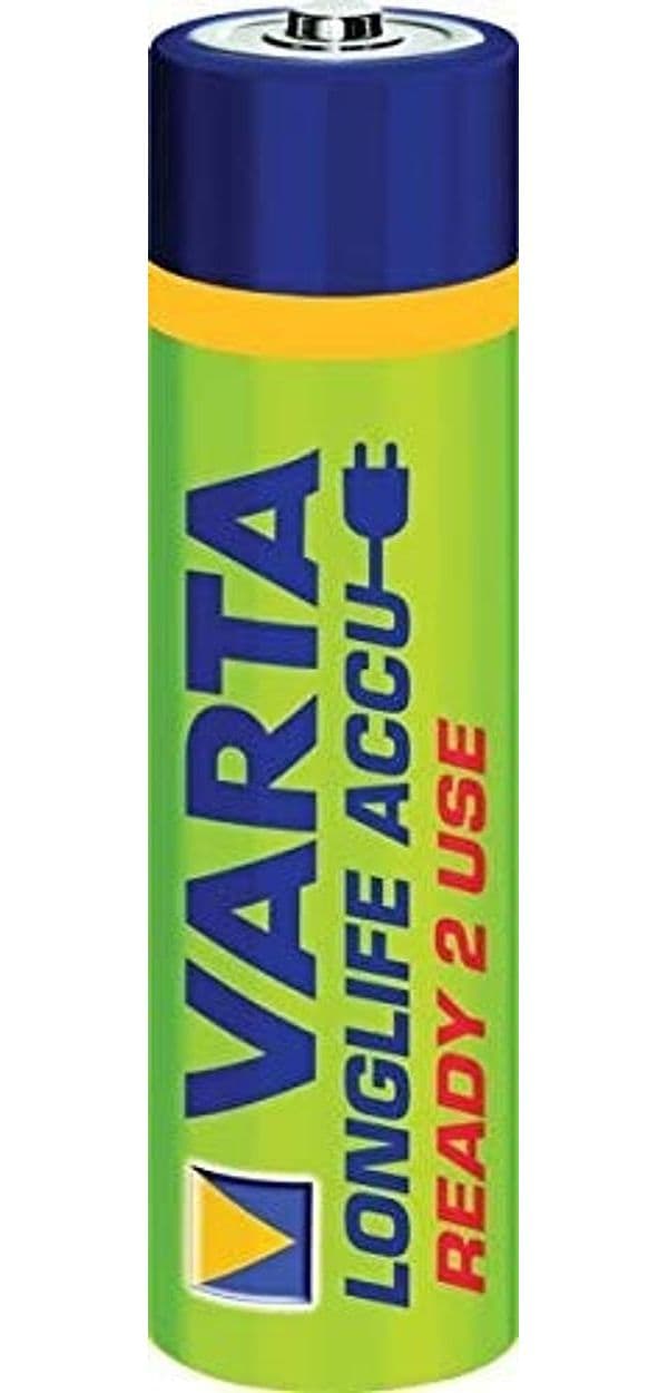 4 PILE VARTA MINI STILO BATTERIE MINISTILO AAA ALKALINE RICARICABILI 800mAh HR03 - 3
