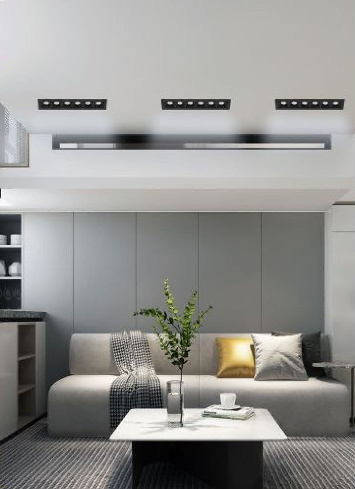 FARETTO LED INCASSO 12W SOFFITTO MODERNO NERO LUCE 6500K 3000K 4000K SPOT - 4
