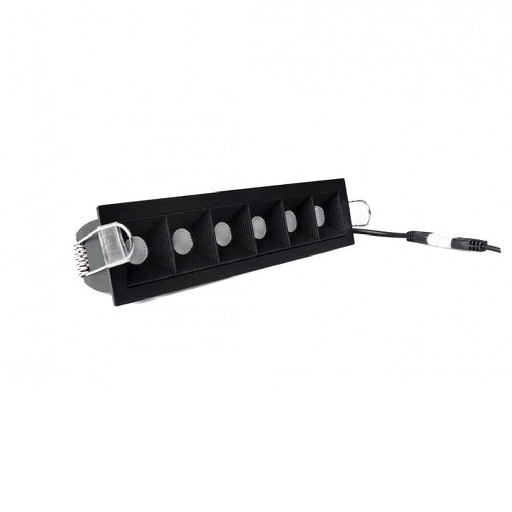 FARETTO LED INCASSO 12W SOFFITTO MODERNO NERO LUCE 6500K 3000K 4000K SPOT - 6