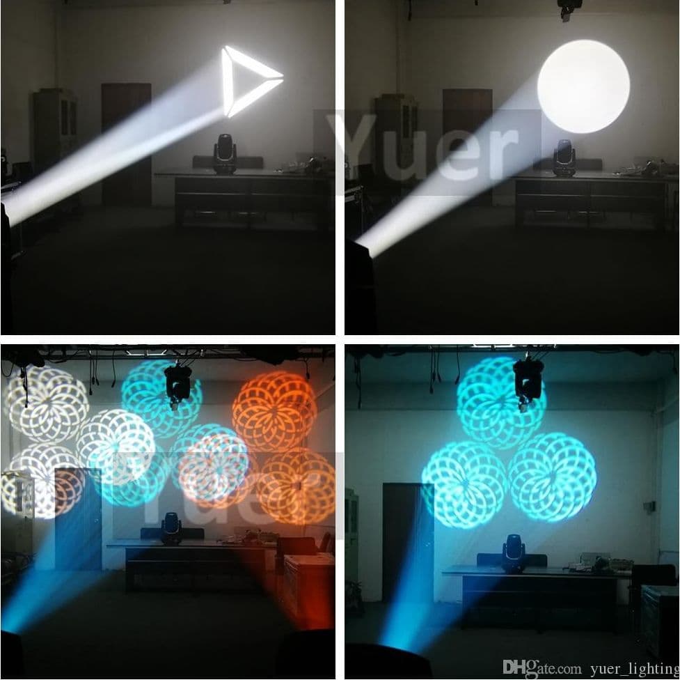 TESTA MOBILE MOVING HEAD LED 2 IN 1 BEAM SPOT LED 200 WATT LUCI PER DISCOTECHE - 7