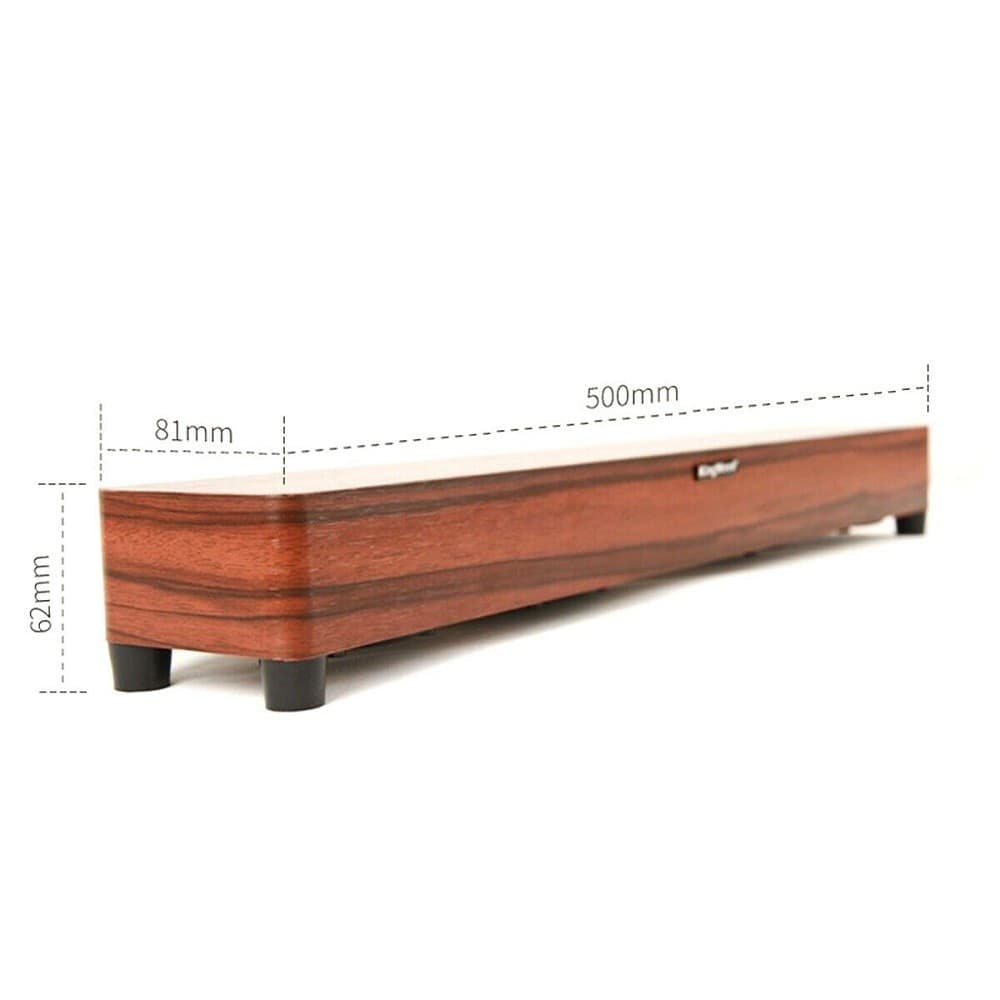 SPEAKER CASSA SOUNDBAR LEGNO AUX BLUETOOTH 4.2 WIRELESS SMARTPHONE TV TABLET PC - 3