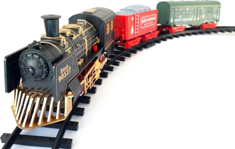 TRENINO ELETTRICO CON LUCI E SUONI SOTTO ALBERO DI NATALE DIAMETRO Ø 78CM 90127 - 2