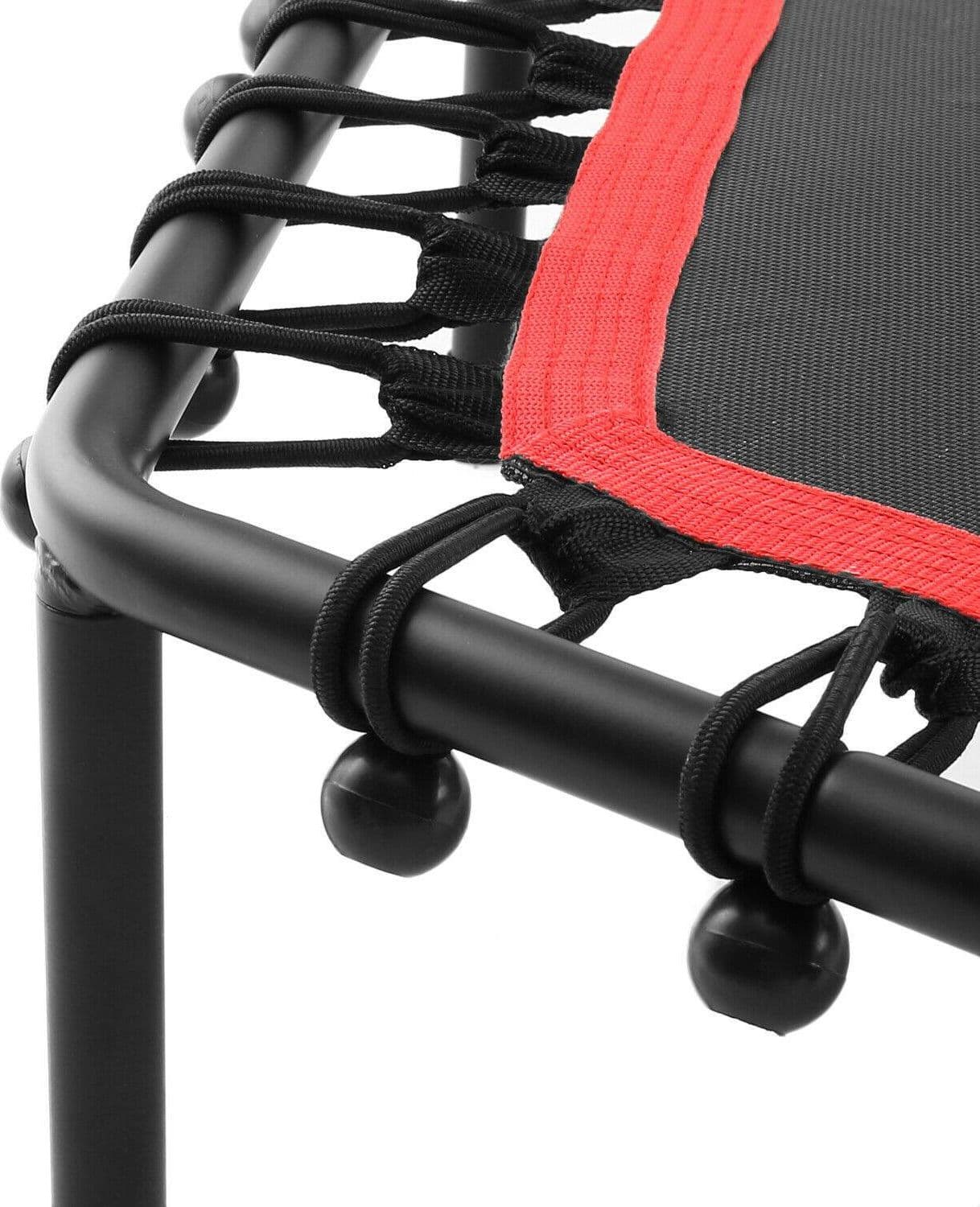 TRAMPOLINO TAPPETO MOLLE ELASTICO 150KG CON MANIGLIA DI SICUREZZA FITNESS SPORT - 4